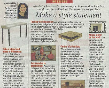 Make a statement style